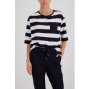 MONARI Sweatshirt marine ringel