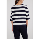 MONARI Sweatshirt marine ringel