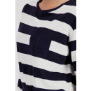 MONARI Sweatshirt marine ringel