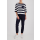 MONARI Sweatshirt marine ringel