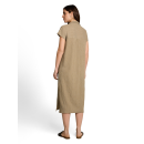 TOM TAILOR Woman Kleid olive white