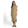 TOM TAILOR Woman Kleid olive white