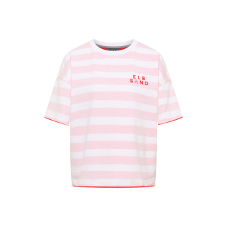 ELBSAND Shirt  Gry grenadine white stripe