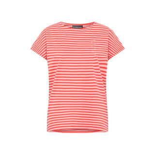 ELBSAND Shirt Selma grenadine papaya stripe