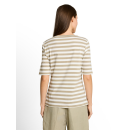 TOM TAILOR WOMEN Shirt olive white stripe
