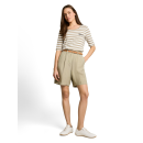 TOM TAILOR WOMEN Shirt olive white stripe