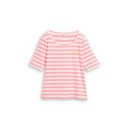 TOM TAILOR WOMEN Shirt pink white stripe