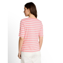 TOM TAILOR WOMEN Shirt pink white stripe
