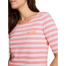 TOM TAILOR WOMEN Shirt pink white stripe