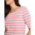 TOM TAILOR WOMEN Shirt pink white stripe
