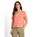 TOM TAILOR WOMEN Bluse pink big flower