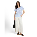 TOM TAILOR WOMEN Bluse blue flower dobby