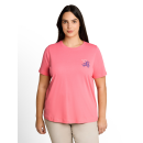 TOM TAILOR PLUS Shirt soft fuchsia pink