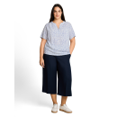 TOM TAILOR PLUS Bluse white small leaves