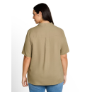 TOM TAILOR PLUS Bluse silver olive