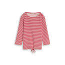 TOM TAILOR WOMEN Shirt red offwhite stripe