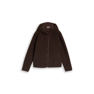 TOM TAILOR WOMAN Sweatjacke java dark brown