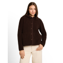 TOM TAILOR WOMAN Sweatjacke java dark brown