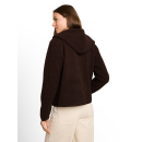 TOM TAILOR WOMAN Sweatjacke java dark brown