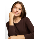 TOM TAILOR Woman Shirt java dark brown