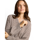 TOM TAILOR WOMEN Bluse small brown dot