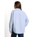 TOM TAILOR WOMEN Bluse mid blue white stripe