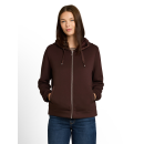 TOM TAILOR WOMAN Sweatjacke java dark brown
