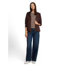 TOM TAILOR WOMAN Sweatjacke java dark brown