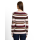 TOM TAILOR WOMEN Pullover camel brown red stripe