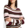 TOM TAILOR WOMEN Pullover camel brown red stripe