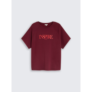 TOM TAILOR PLUS Shirt preppy plum