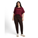 TOM TAILOR PLUS Shirt preppy plum