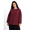 TOM TAILOR PLUS Sweat preppy plum