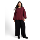 TOM TAILOR PLUS Sweat preppy plum