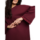 TOM TAILOR PLUS Sweat preppy plum