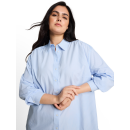TOM TAILOR PLUS Bluse mid blue white stripe