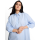 TOM TAILOR PLUS Bluse mid blue white stripe