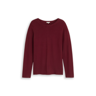 TOM TAILOR PLUS Pullover preppy plum