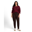 TOM TAILOR PLUS Pullover preppy plum