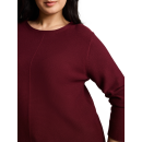 TOM TAILOR PLUS Pullover preppy plum