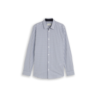 TOM TAILOR MAN Hemd light blue and red check