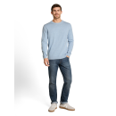 TOM TAILOR MAN Pullover pale blue mel.