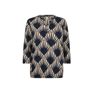 SOYACONCEPT Shirt SC-Felicity AOP 555 navy