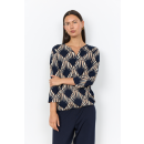 SOYACONCEPT Shirt SC-Felicity AOP 555 navy