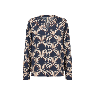 SOYACONCEPT Shirt SC-Halin AOP 1 navy