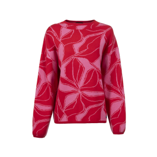 S´QUESTO Pullover red velvet