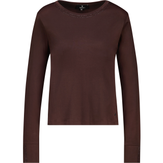 MONARI Shirt black coffee