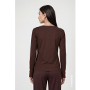 MONARI Shirt black coffee