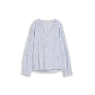 TOM TAILOR WOMEN Bluse blue white flower
