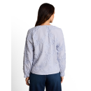 TOM TAILOR WOMEN Bluse blue white flower